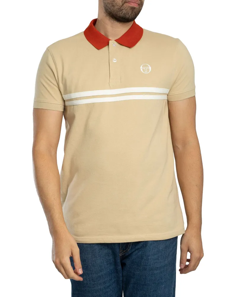 Sergio Tacchini Supermac Poloshirt, Beige Beige