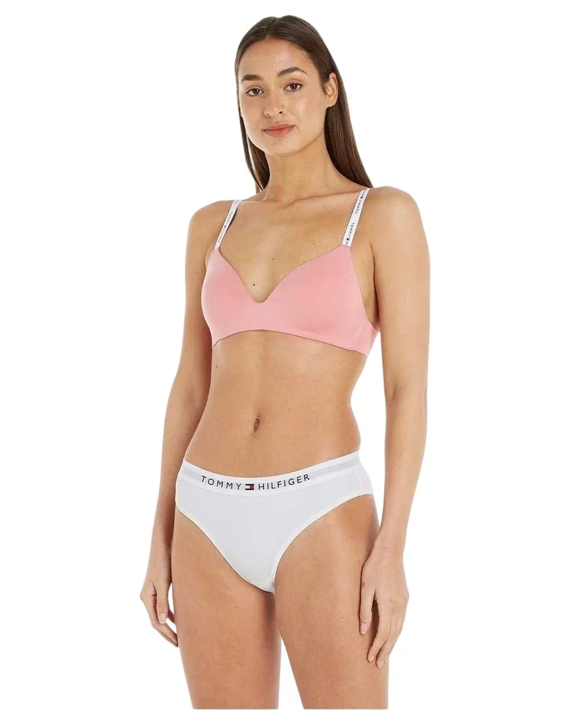 Tommy Hilfiger Slips für Damen, Bio-Baumwolle (Weiß Weiß