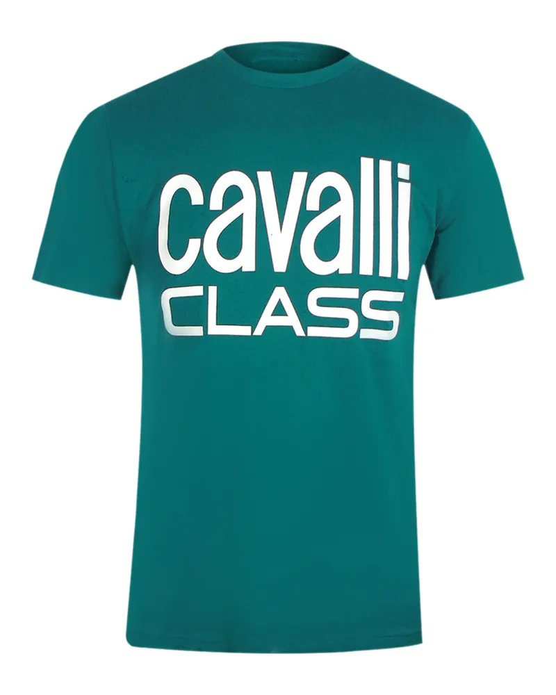 Roberto Cavalli Grünes T-shirt Der Marke Grün