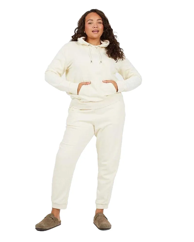Brave Soul Jogginghosen für Damen (Cremefarbe Creme