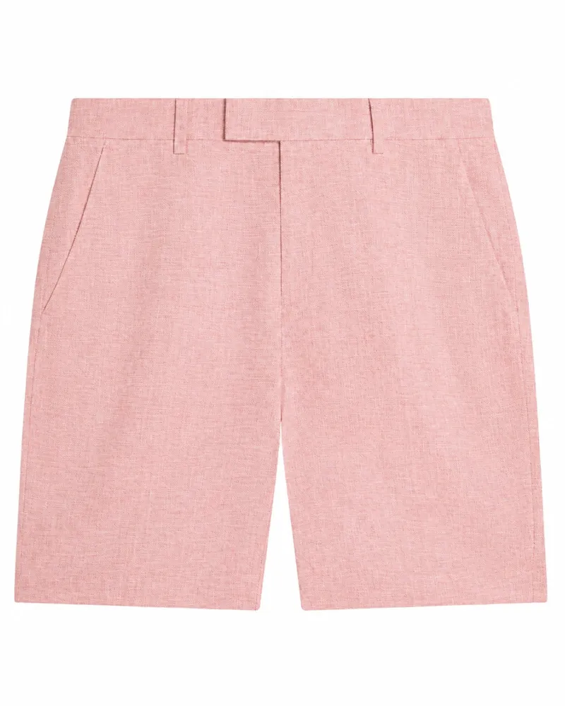 Ted Baker Kenleys Stretch-leinen-shorts In Hellrosa Altrosa