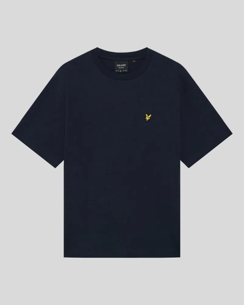 Lyle & Scott Ultraweiches T-Shirt Marineblau