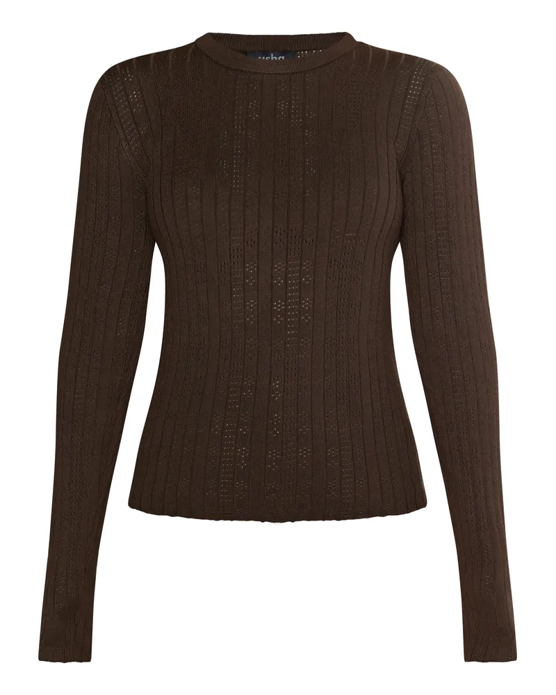 Usha Strickpullover Damen dunkelbraun Dunkelbraun