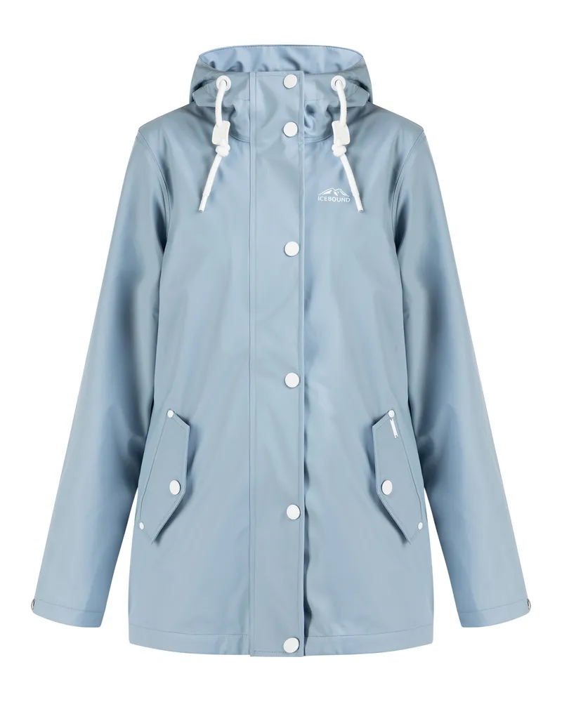 IceBound Regenjacke Damen Hellblau Blau