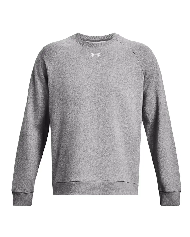Under Armour Rival" Sweatshirt Rundhalsausschnitt für Herren/Damen Unisex (Burgfelsen/Weiß Hellgrau