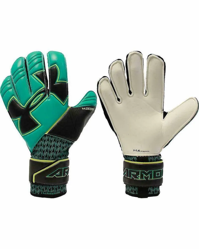Under Armour Magnetico Herren Torwarthandschuhe Schwarz/Türkis Schwarz