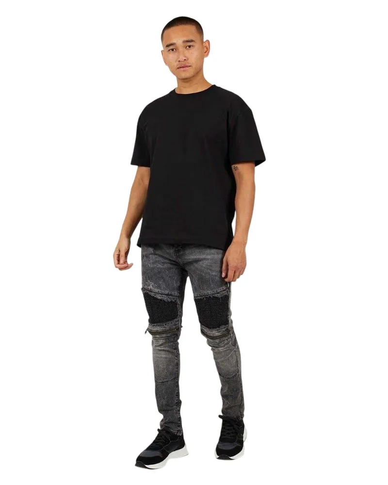 Brave Soul Jeans für Herren (Schwarz Schwarz