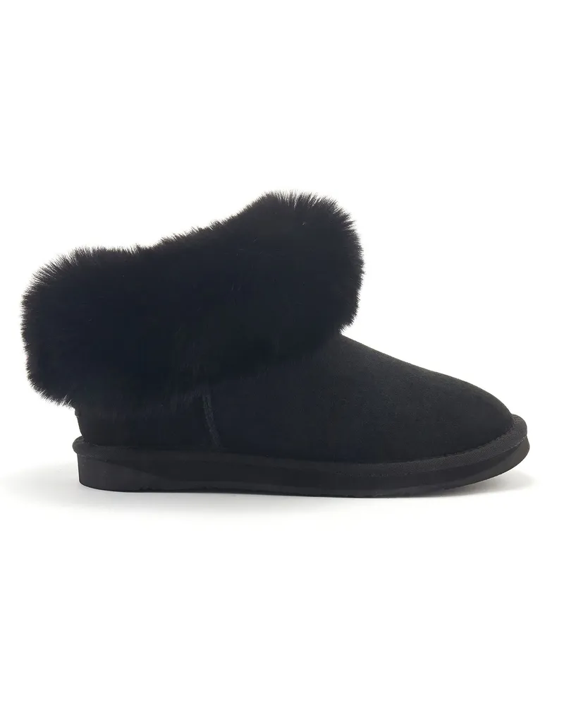 Australia Luxe Foxy Ultra Short Schwarze Stiefeletten Schwarz