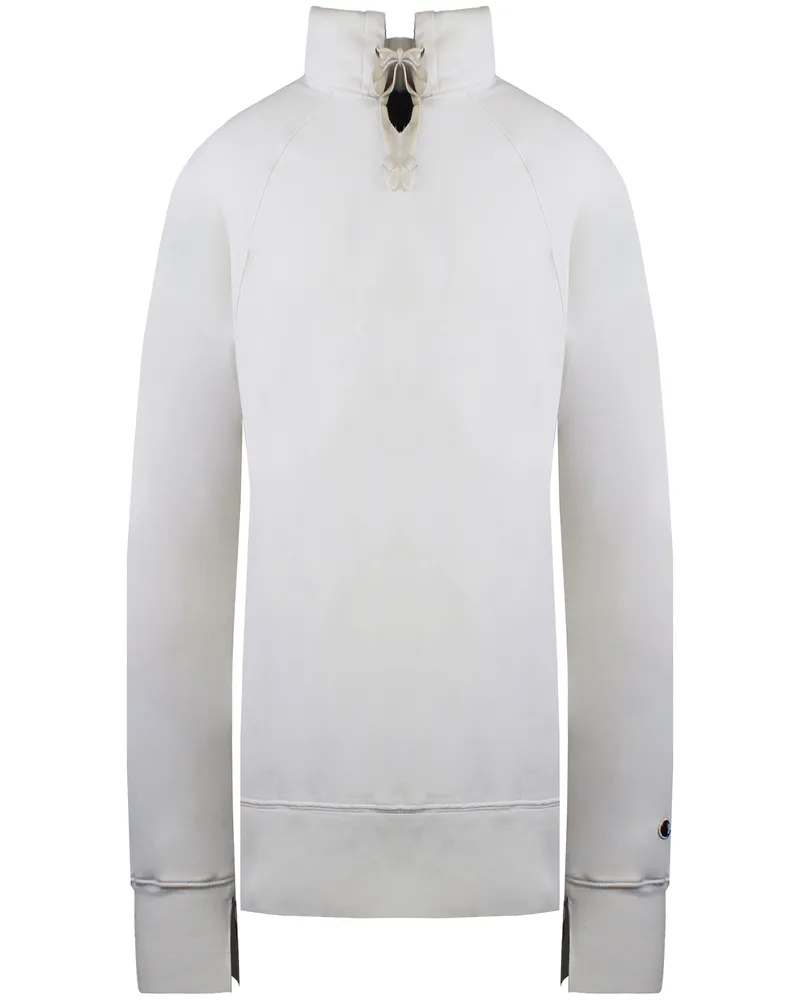 Champion Premium Damen Weißer Hoodie Weiß