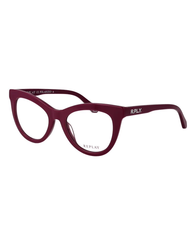 Replay Brillenfassung mit Sonnenbrillen-Clip RY283C04 04 51 Lila