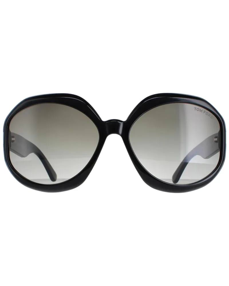 Tom Ford FT1011 01B Georgia Schwarze Sonnenbrille Schwarz
