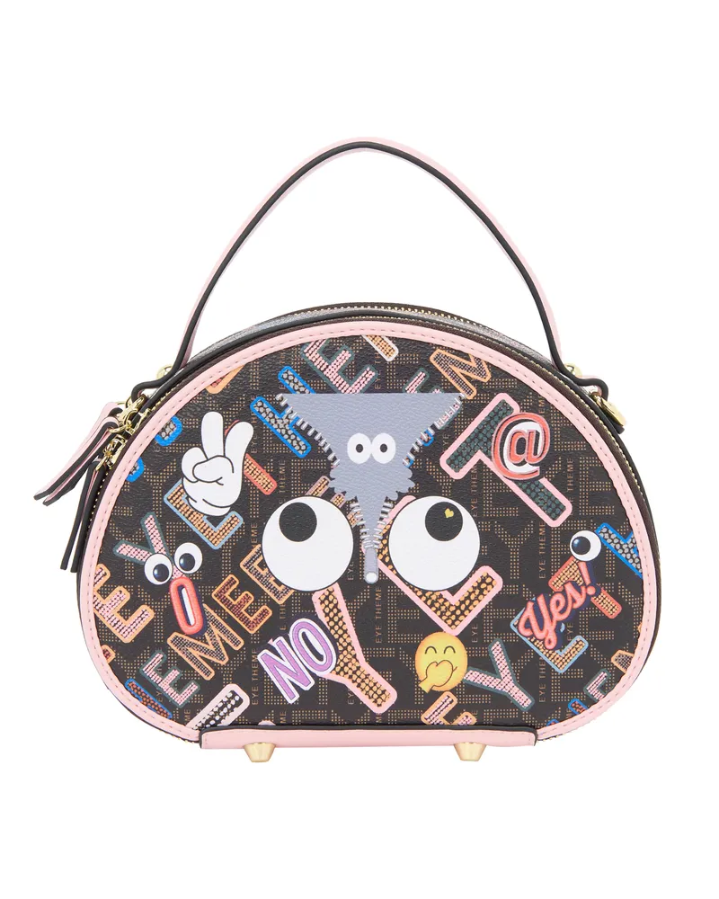 My Mo Handtasche Handtasche Frauen Kaffeerosa Braun