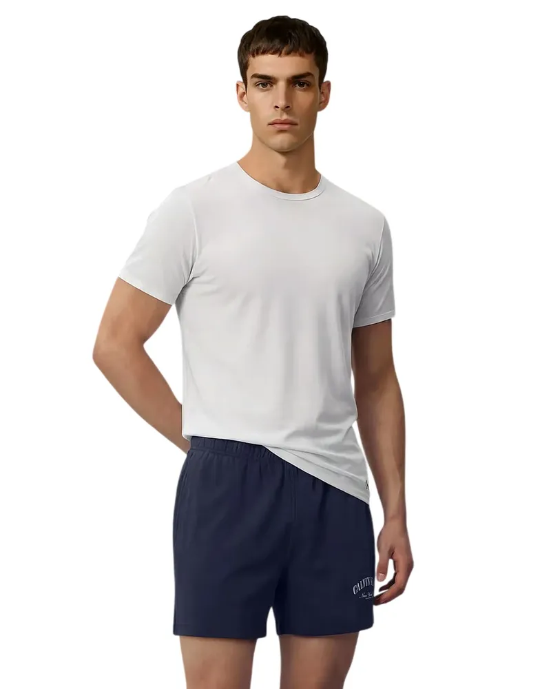 Calvin Klein New York" Shorts für Herren (Dunkles Jeansblau Blau