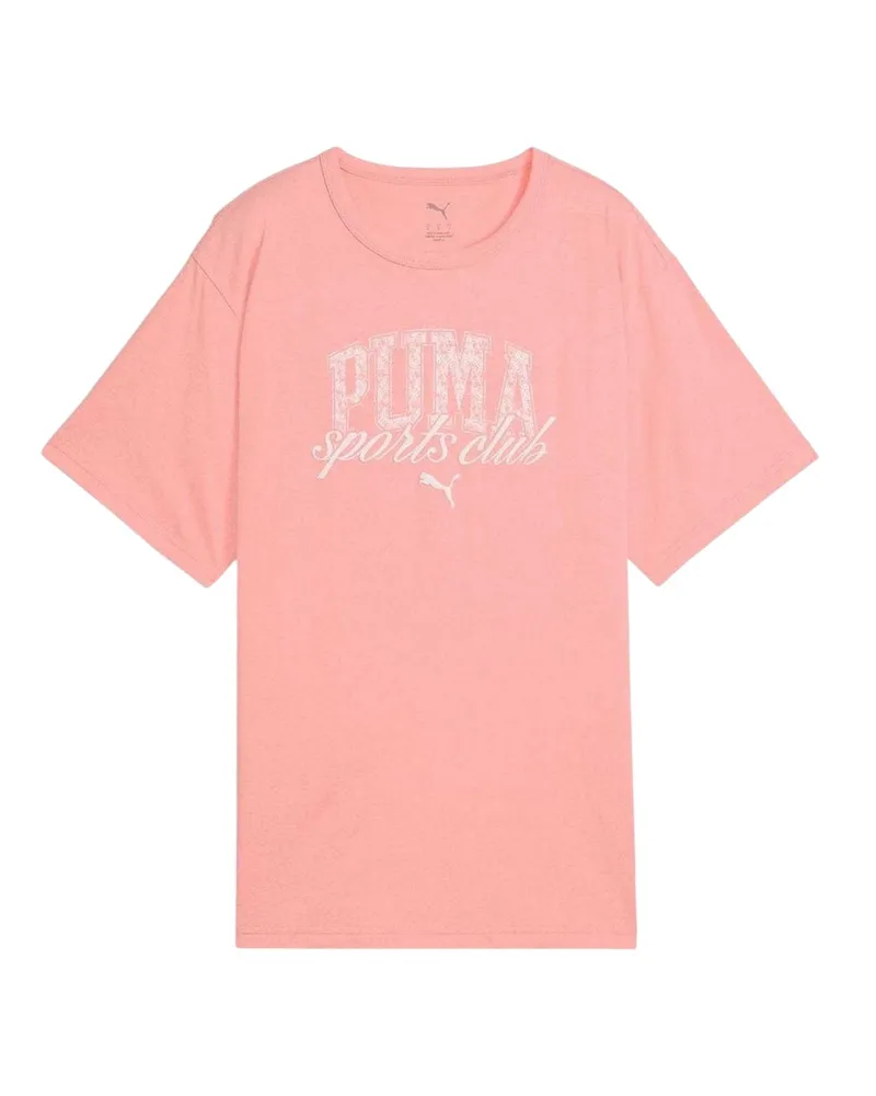 Puma T-Shirt für Damen, Baumwolle, leger (Pink Rosa