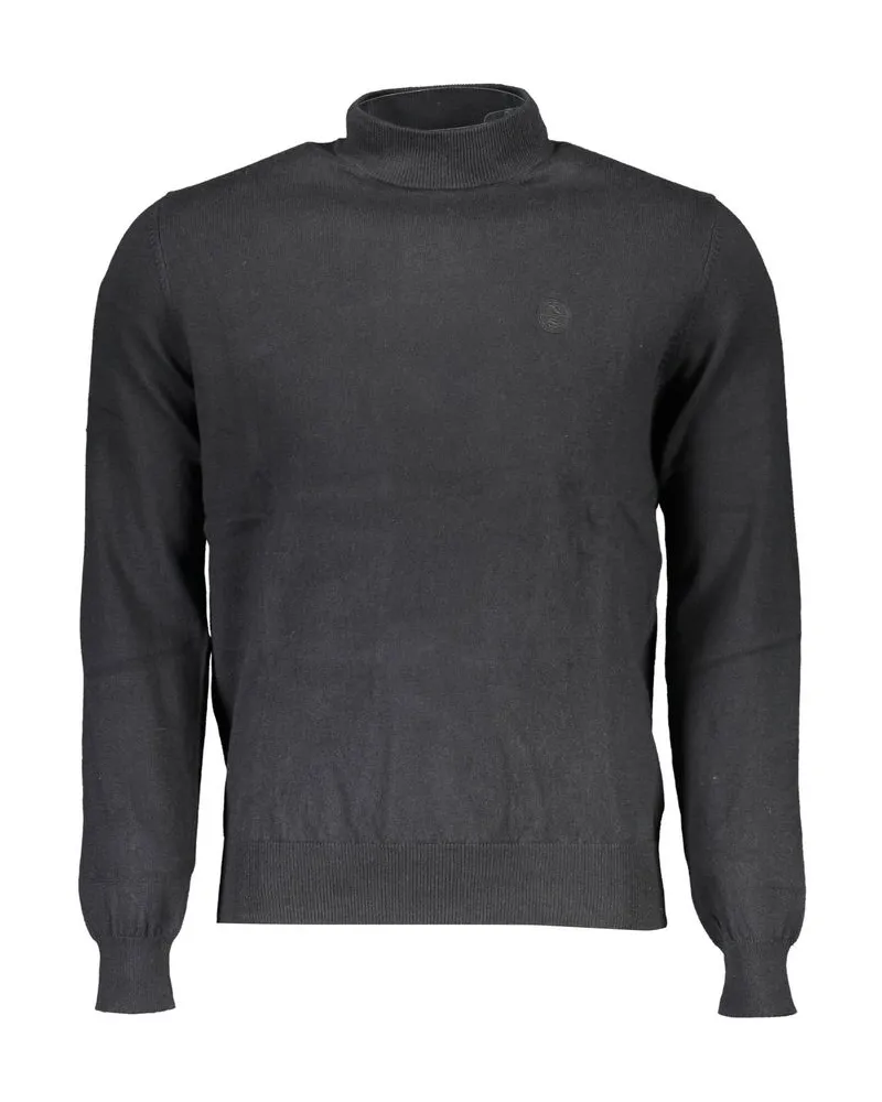 North Sails Schwarzer Baumwollpullover für Herren Schwarz