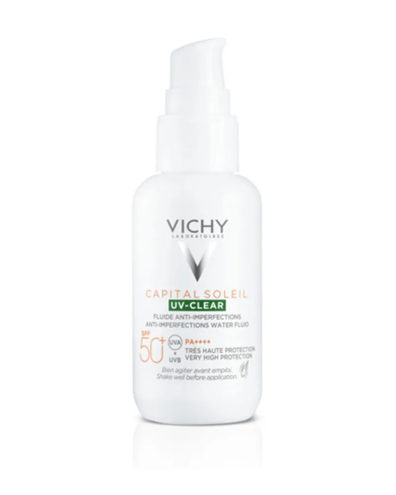 VICHY Capital Soleil Uv Clear Tägliches Sonnenschutzfluid Lsf 50+ 40 ml 