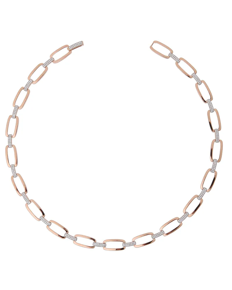 Orphelia Halskette für Damen, Sterling-Silber 925, Silber/Rosé, ZK-7209 Silber