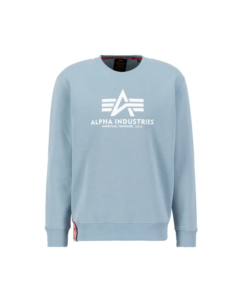 Alpha Industries Basic Big Logo Sweatshirt Blau
