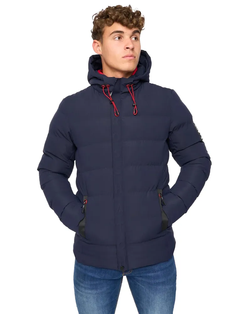 CrossHatch Kampleys" Steppjacke für Herren (Marineblau Marineblau