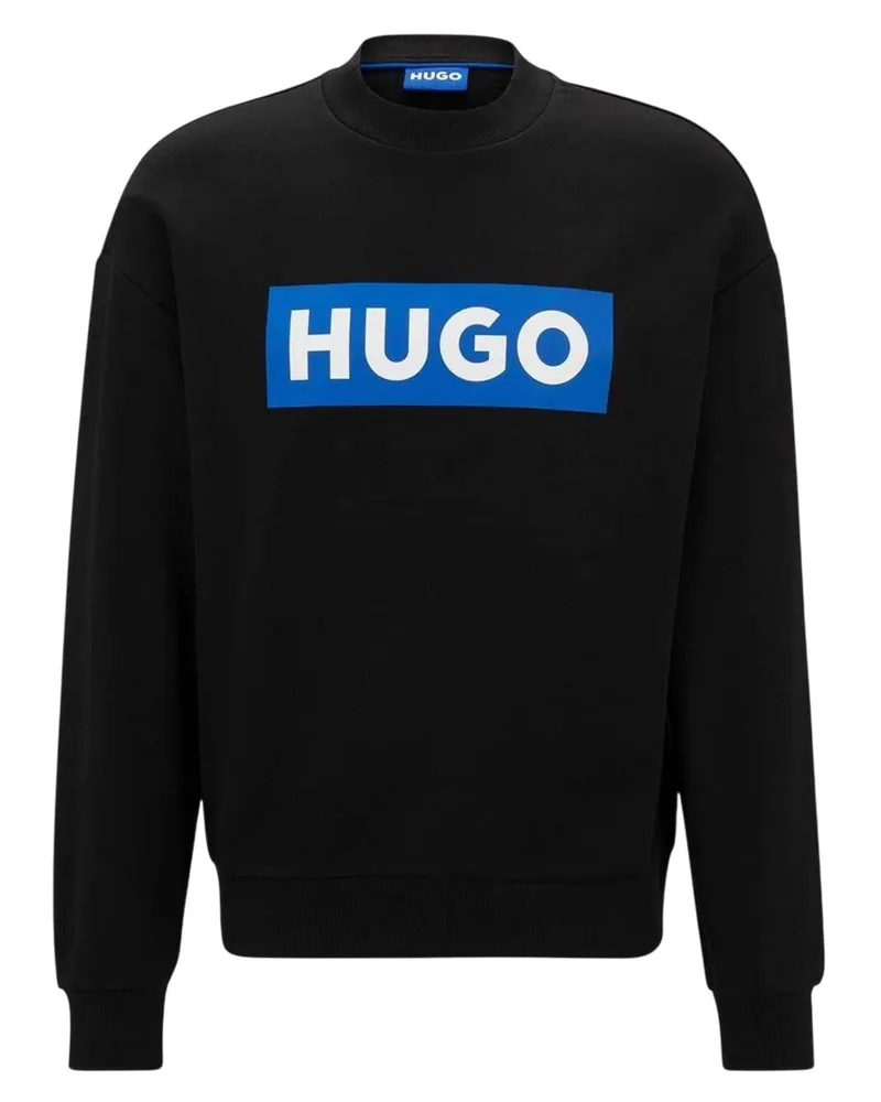 HUGO BOSS Niero" Sweatshirt für Herren, Rundhalsausschnitt (Schwarz Schwarz