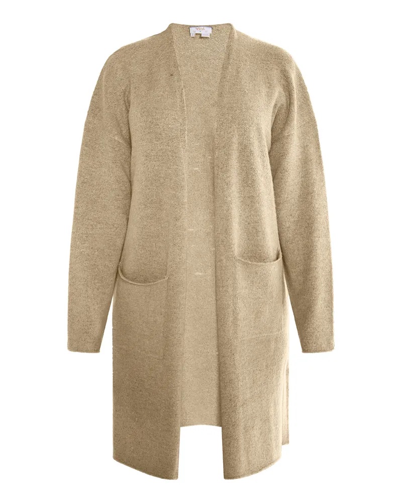 Usha Langer Cardigan Damen Beige Beige
