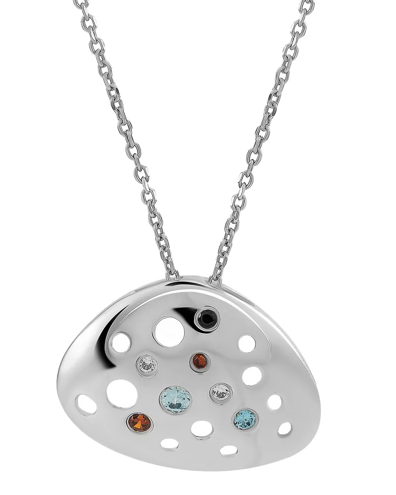 Orphelia Damen-Anhänger Sterling-Silber 925 mit Kette – Silber ZH-4480 Silber