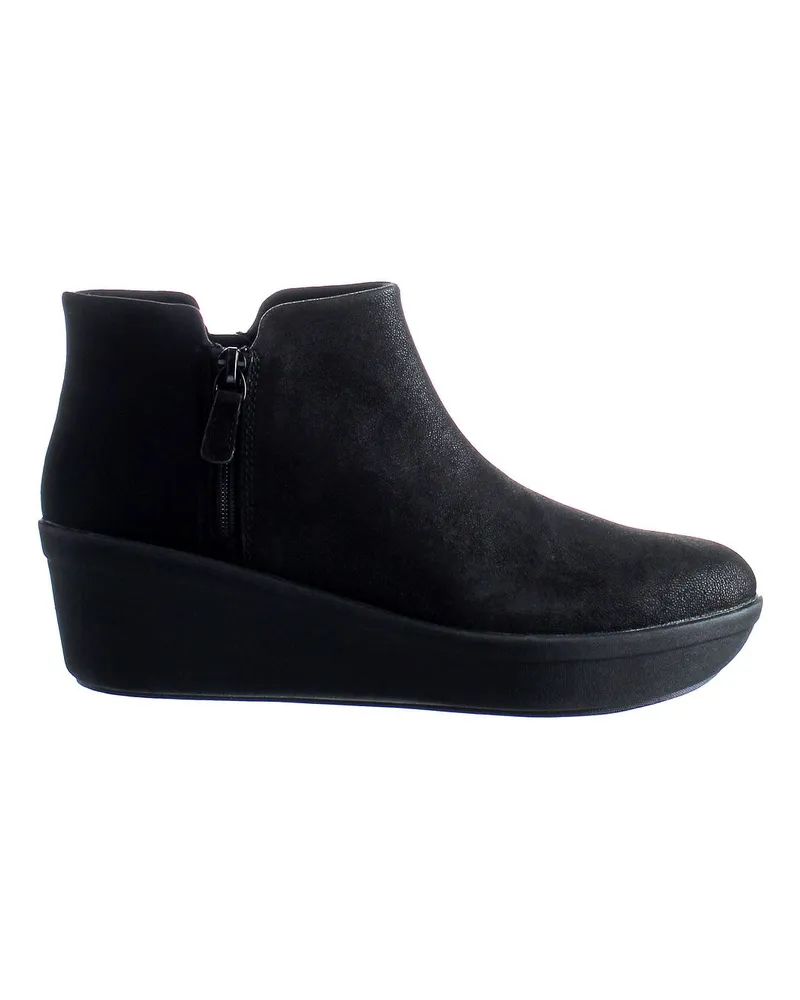 Clarks Schritt Rose Womens Black Stiefel Schwarz