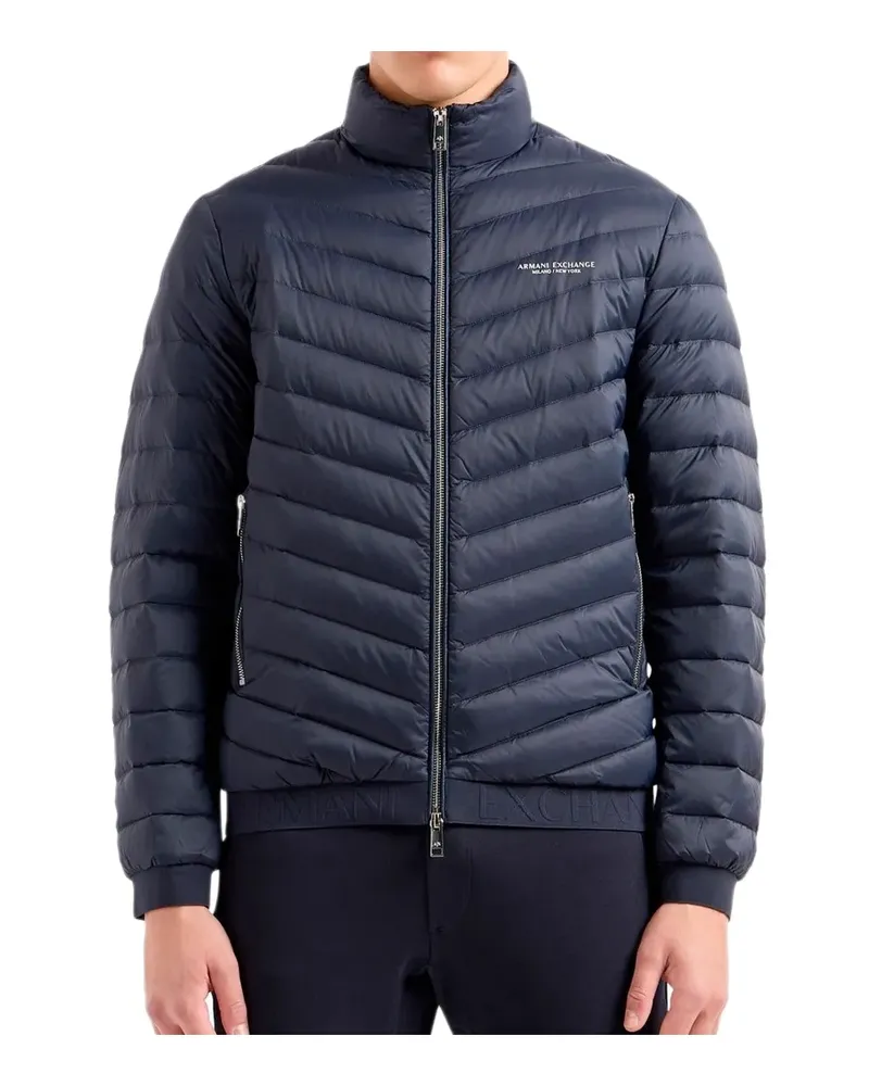 Armani Exchange Herren-Daunenjacke Milano Blau