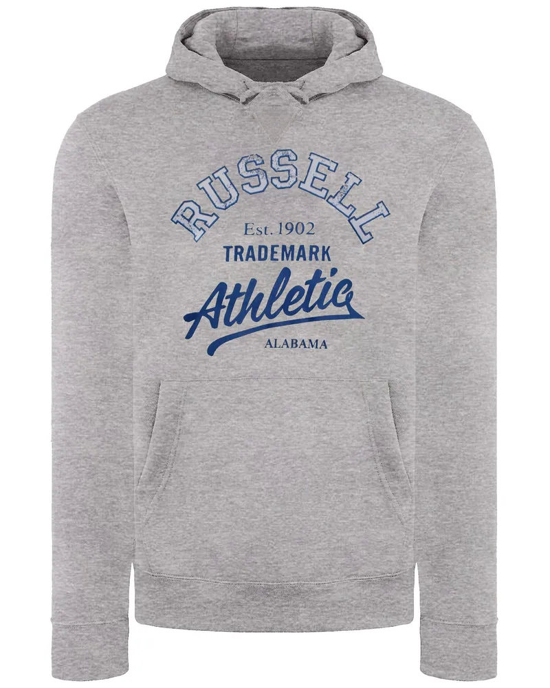 Russell Athletic Logo Herren Hoodie Grau Grau