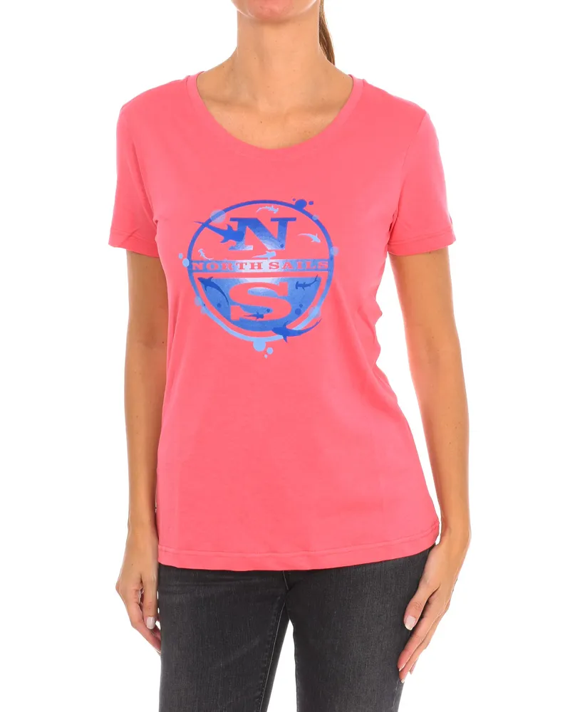 North Sails Kurzarm-T-Shirt für Frauen 9024340 Rosa