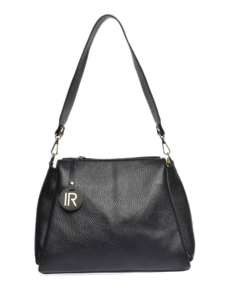 Isabella Rhea Schwarz Rindsledertasche Schwarz