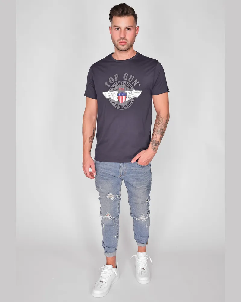 Top Gun T-Shirt TG20213023 Marineblau