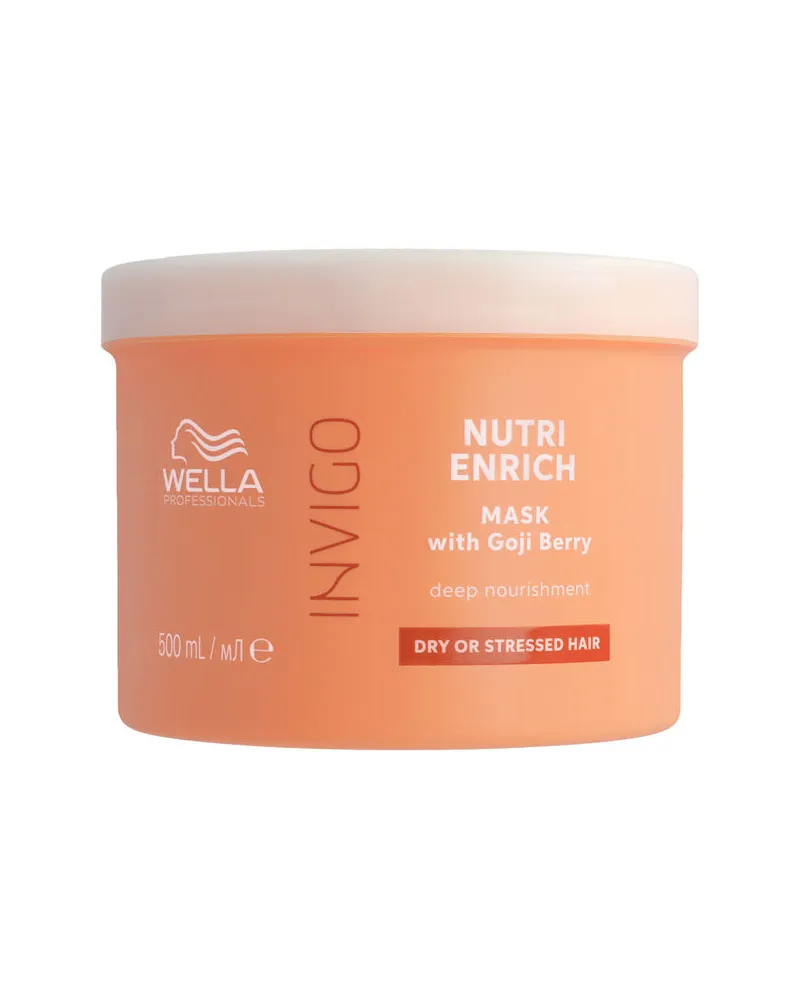 Wella Invigo Nutri-enrich Deep Nutrition Mask Für Trockenes/geschädigtes Haar 500 ml 