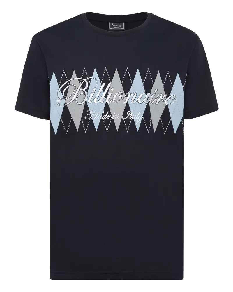 Billionaire T-Shirt Rundhalsausschnitt Ss Dunkelblau