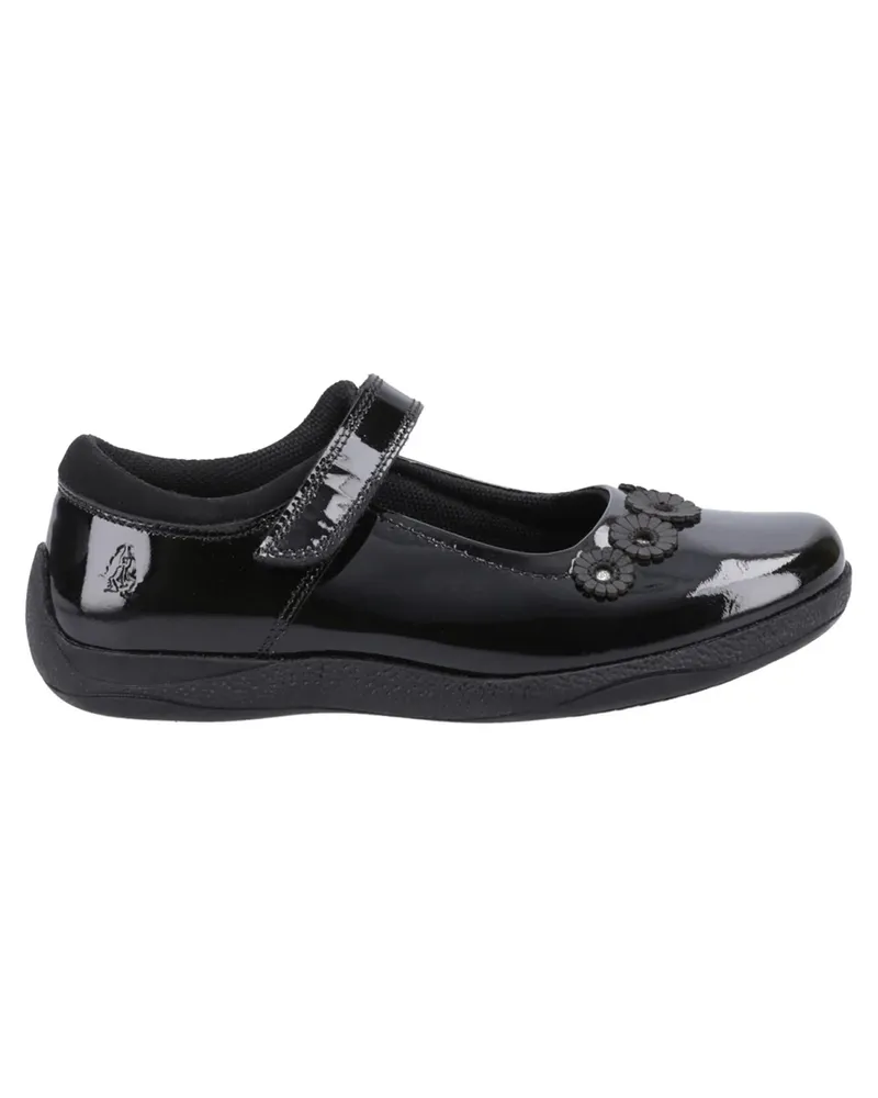 Hush Puppies Mädchen Schul-Uniform-Schuhe "Christina", Leder (Schwarzer Lack Schwarz