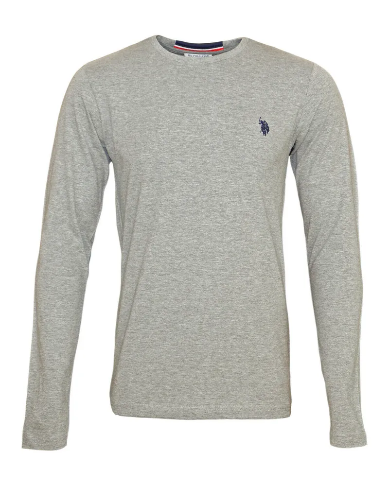 U.S. Polo Assn.  Langarmshirts in Hellgrau Hellgrau