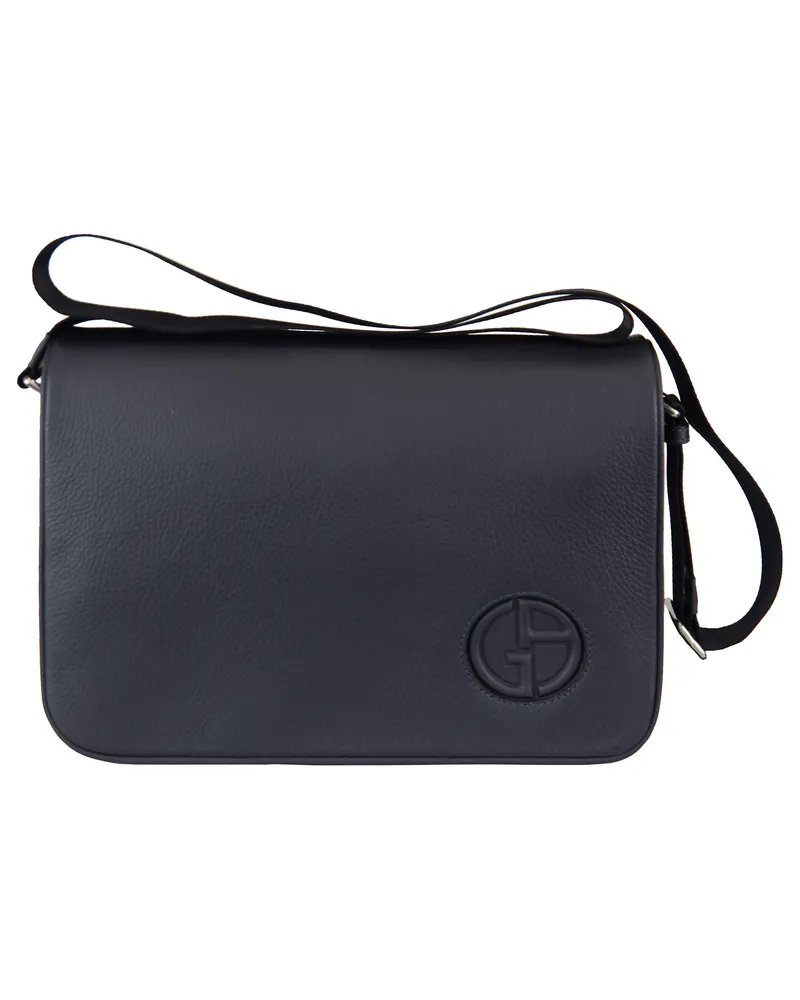 Giorgio Armani Messenger Womens Navy Tasche Blau