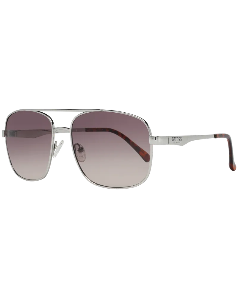 Guess Sonnenbrille GF0211 10F Silber Braun Verlauf Silber