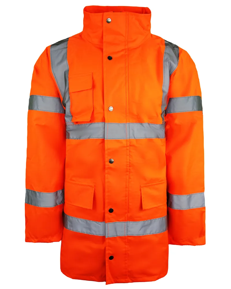 Dickies High Sesibility Motorroway Safety Mens Orange Jacke Orange