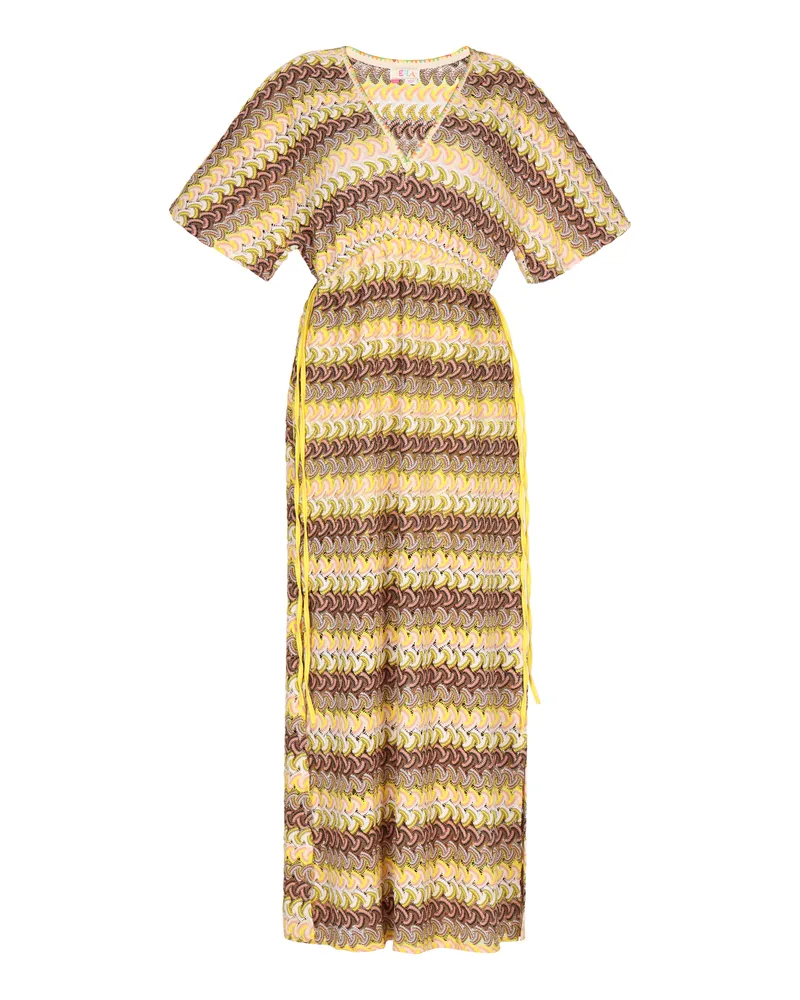 IZIA Kleid Damen Gelb Mehrfarbig Mehrfarbig