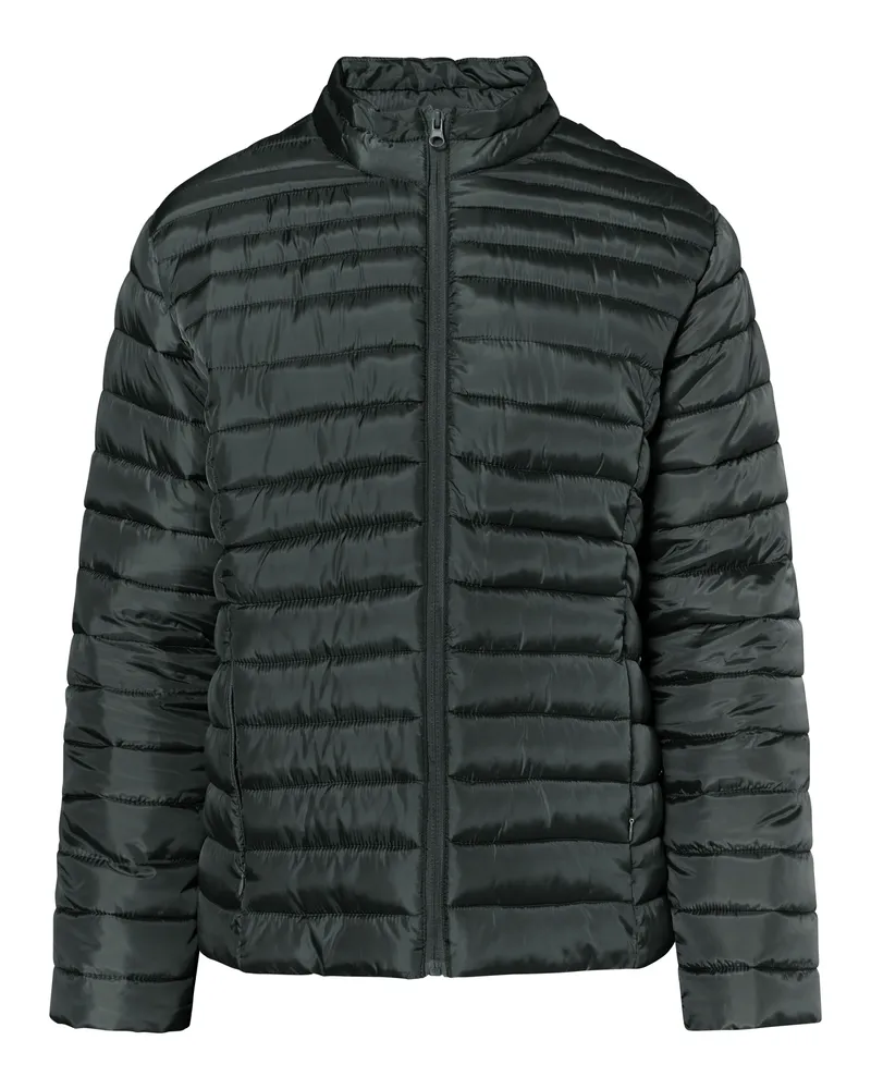 My Mo leichte Steppjacke Herren Holzkohle Dunkelgrau