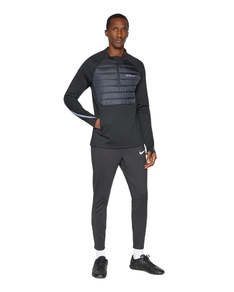 Nike Drill-Top für Herren (Schwarz/Blau Schwarz