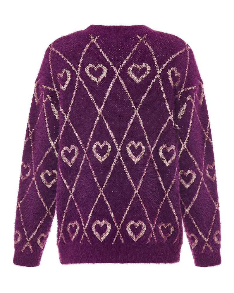 My Mo Pullover für Damen - Violett Violett