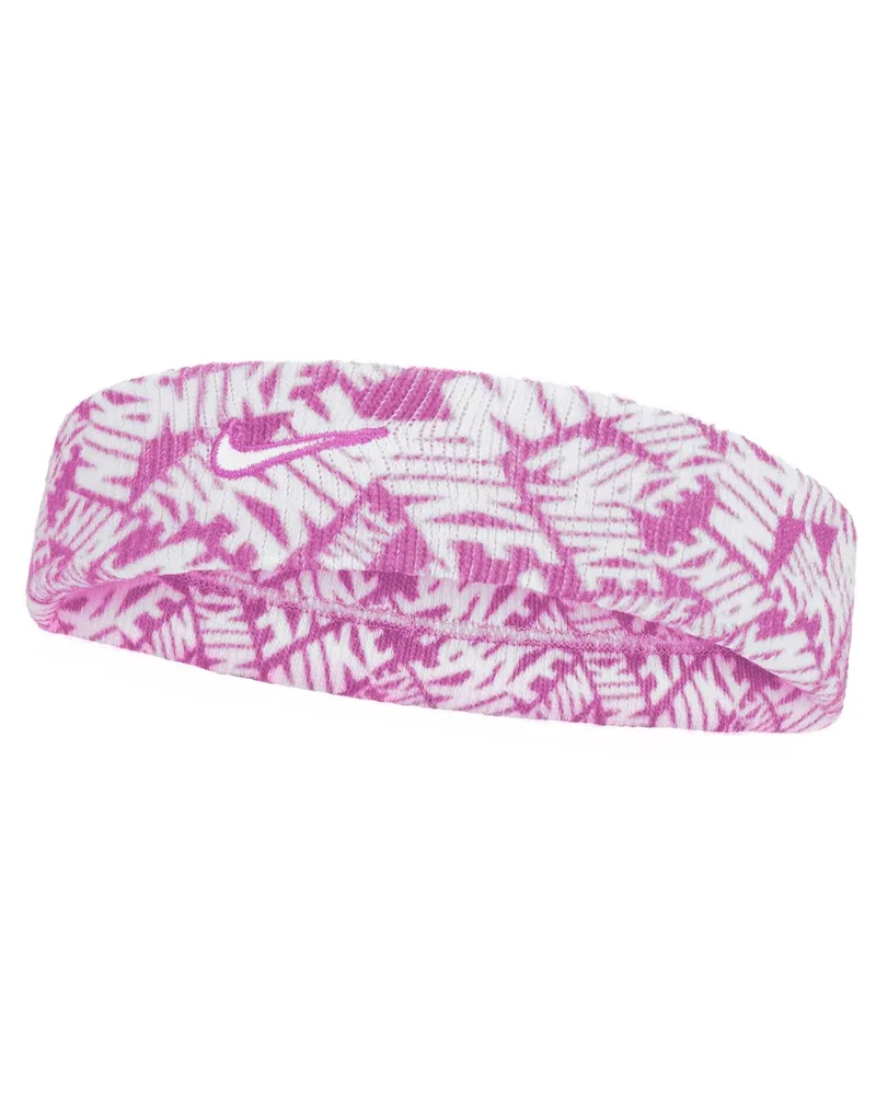 Nike Classic" Stirnband, Dri-FIT (Pink/Weiß Rosa