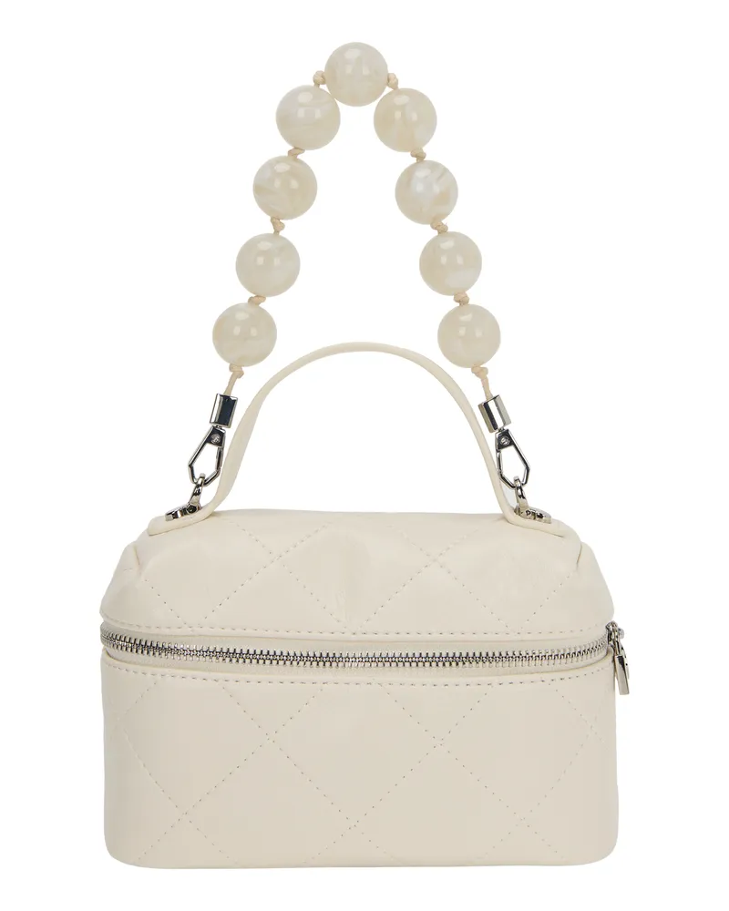 FAINA Handtasche Handtasche Frauen cremefarben Wollweiß