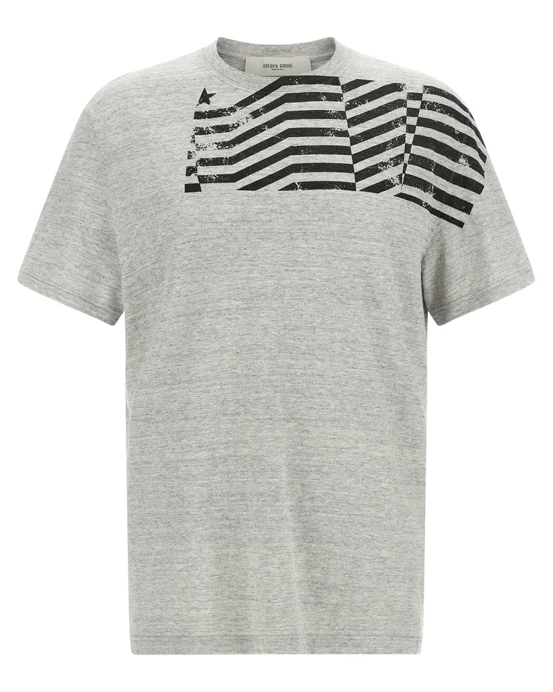 Golden Goose Baumwoll-T-Shirt - Grau Grau
