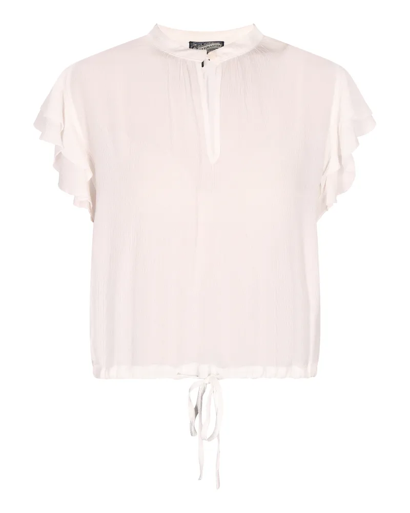 DreiMaster Bluse Damen Wollweiss Wollweiß