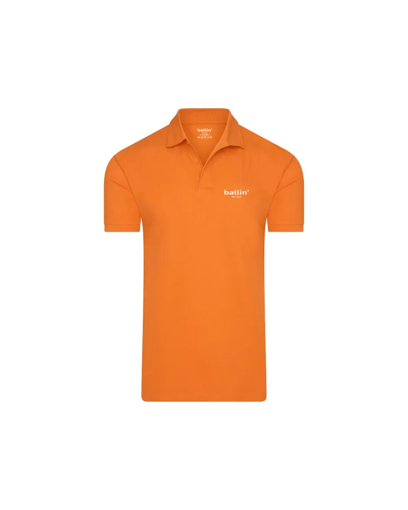 Ballin Basic Polo von  Est. 2013 in der farbe Orange und in größe XL Orange