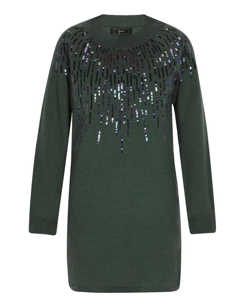 FAINA Kleid Damen dunkelgrün Dunkelgrün
