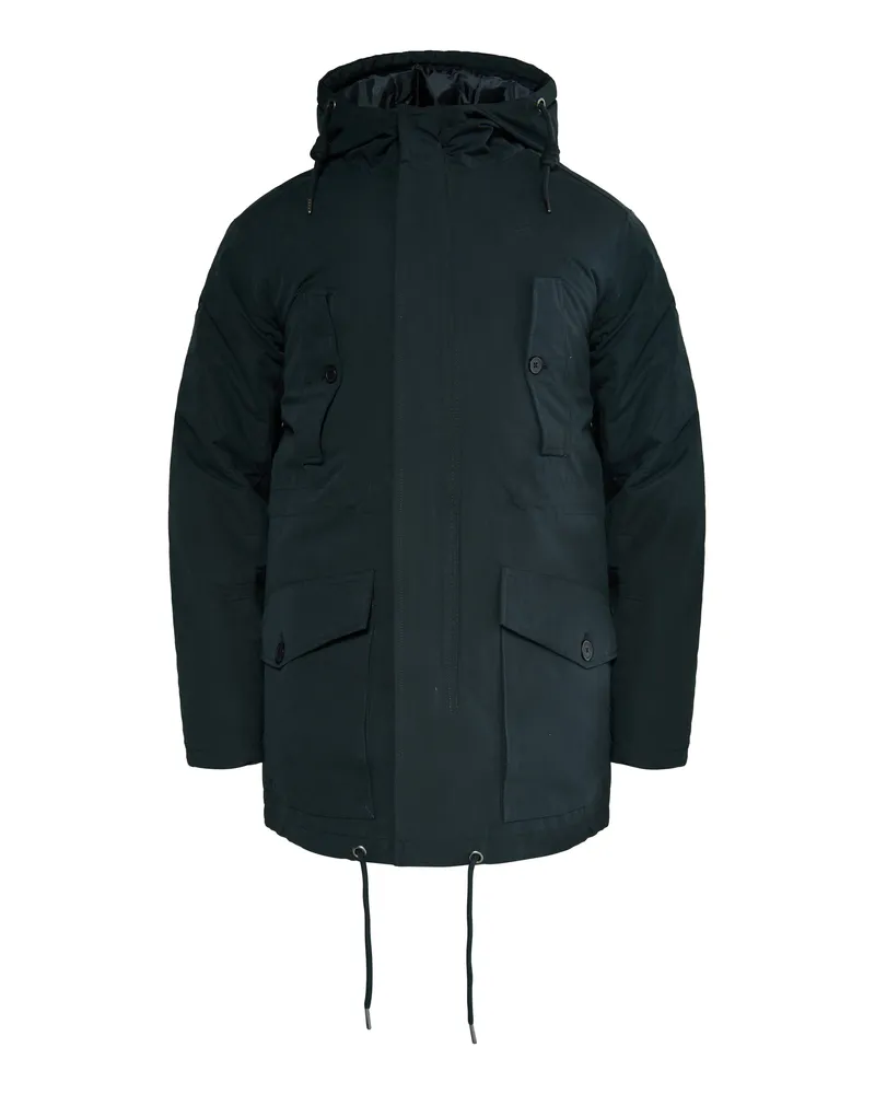 My Mo Wattierter Anorak Herren Schwarz Schwarz